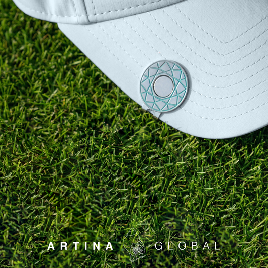 Artina Gem Blue Diamond Magnetic Hat Clip